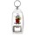 Keep Calm and Love a Rum and Coke - Bottle Opener Keyring