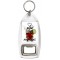 Keep Calm and Love a Rum and Coke - Bottle Opener Keyring