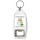 Where There is Tea There is Love - Bottle Opener Keyring
