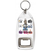 Keep Calm and Enjoy Photography - Bottle Opener Keyring