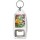 Keep Calm Love Toast & Marmalade - Bottle Opener Keyring