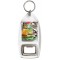 Keep Calm Love Toast & Marmalade - Bottle Opener Keyring