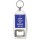 Keep Calm Life Begins at 50 - Bottle Opener Keyring