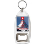 Keep Calm and Love Switzerland - Bottle Opener Keyring