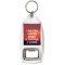 I don't like morning people, or mornings, or people. - Bottle Opener Keyring