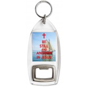 Be Still and Anchor in Jesus - Bottle Opener Keyring