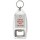Create Results not Excuses - Bottle Opener Keyring