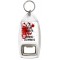 Stay Alive and Avoid Zombies - Bottle Opener Keyring