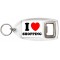 I Love (heart) Shopping - Bottle Opener Keyring