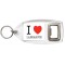 I Love (heart) Lanzarote - Bottle Opener Keyring