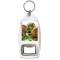 Keep Calm and Love Meatballs - Bottle Opener Keyring