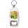 Keep Calm and Love Mince & Cheese Pie - Bottle Opener Keyring