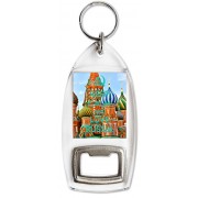 Keep Calm and Love Russia - Bottle Opener Keyring