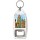 Keep Calm and Love Russia - Bottle Opener Keyring