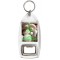 Keep Calm and Love Mushrooms - Bottle Opener Keyring