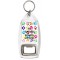 I'd Rather be with My Dog - Bottle Opener Keyring
