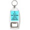No is the Answer. What was the Question? - Bottle Opener Keyring