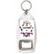 I'd Rather be Buying Shoes - Bottle Opener Keyring