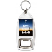 Not Today Satan - Bottle Opener Keyring