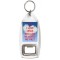 I Love Jesus because He Loved Me First - Bottle Opener Keyring