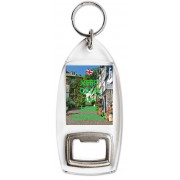 Keep Calm and Love Clovelly - Bottle Opener Keyring