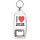 I Love (heart) Jesus - Bottle Opener Keyring