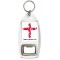 Jesus Loves You - Bottle Opener Keyring