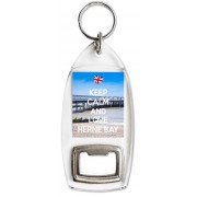 Keep Calm and Love Herne Bay - Bottle Opener Keyring