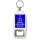 Keep Calm and go Lawn Green Bowling - Bottle Opener Keyring