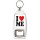 I Love (heart) Me - Bottle Opener Keyring