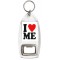 I Love (heart) Me - Bottle Opener Keyring