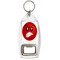 Angry Smiley - Bottle Opener Keyring