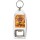 Keep Calm and Love Eggy Bread - Bottle Opener Keyring