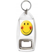 Blushing Smiley - Bottle Opener Keyring