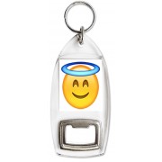 Halo Smiley - Bottle Opener Keyring