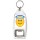 Halo Smiley - Bottle Opener Keyring