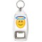Halo Smiley - Bottle Opener Keyring