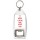 Keep Calm and Love Uni - Bottle Opener Keyring