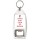 I Can't Keep Calm I'm English - Bottle Opener Keyring