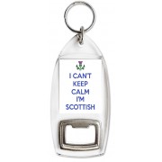 I Can't Keep Calm I'm Scottish - Bottle Opener Keyring