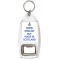 Born English but Made in Scotland - Bottle Opener Keyring