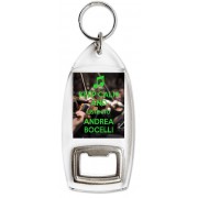 Keep Calm and Listen to Andrea Bocelli - Bottle Opener Keyring