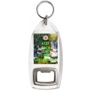 Keep Calm and Love Luxembourg - Bottle Opener Keyring