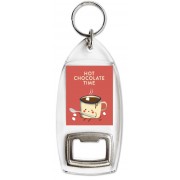 Hot Chocolate Time - Bottle Opener Keyring
