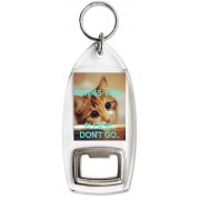 I'll Miss You. Please. Don't Go. - Bottle Opener Keyring
