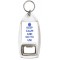 Keep Calm and Go To Uni - Bottle Opener Keyring
