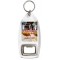 Brandy is the Answer. What was the Question? - Bottle Opener Keyring