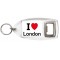 I Love (heart) London - Bottle Opener Keyring