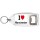 I Love (heart) Manchester - Bottle Opener Keyring