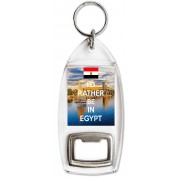 I'd Rather be in Egypt - Bottle Opener Keyring
